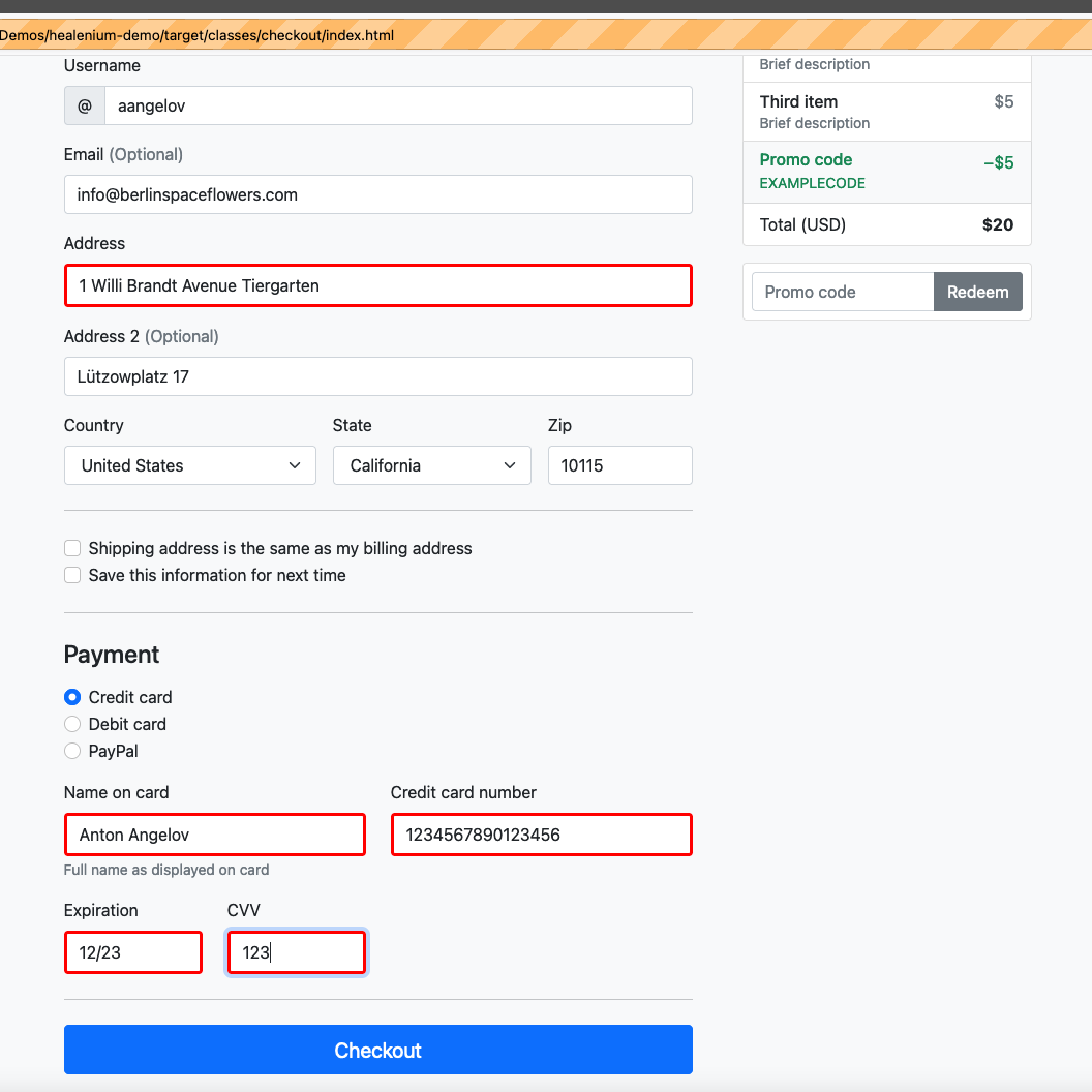 healenium healed locators