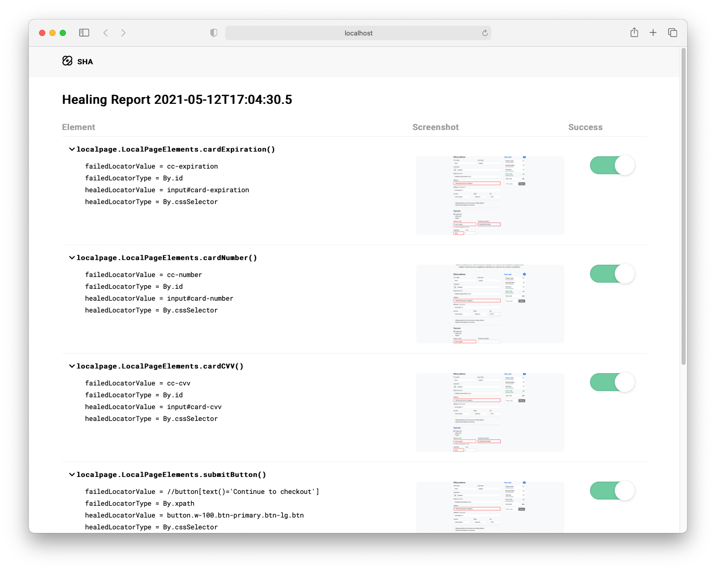 healenium fixed locators
