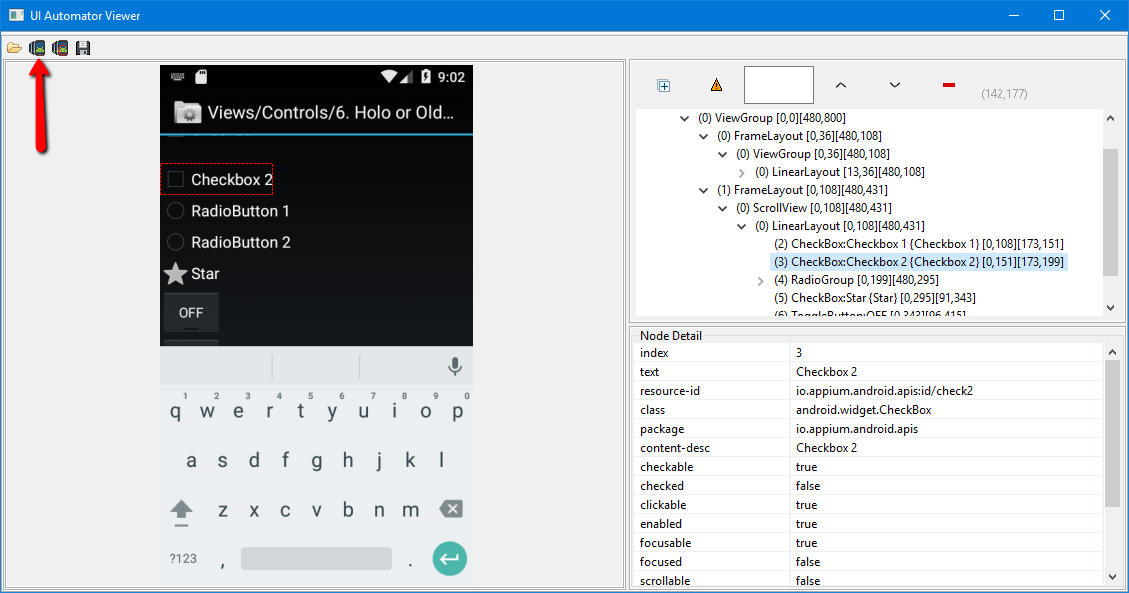 UIAutomator Viewer Windows