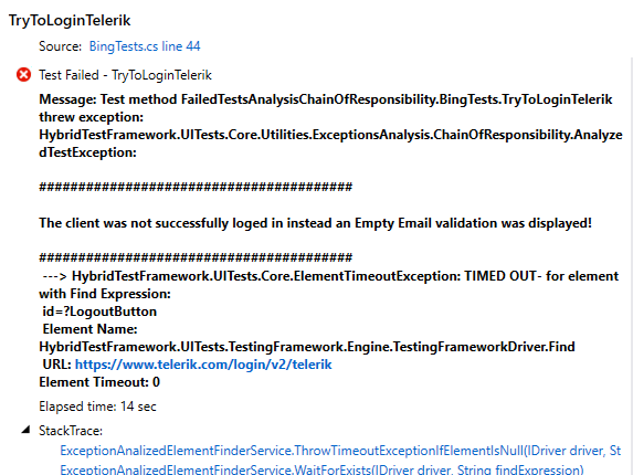 Beatified Exception Message
