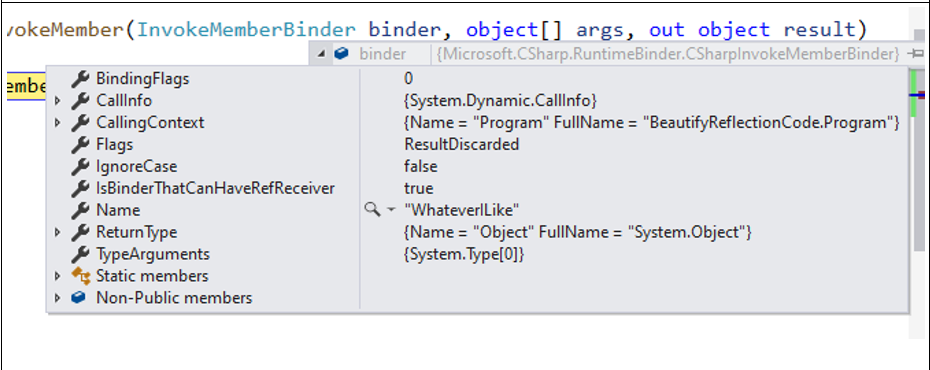 dynamic debug breakpoint