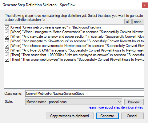 Generate Pascal Case Bindings