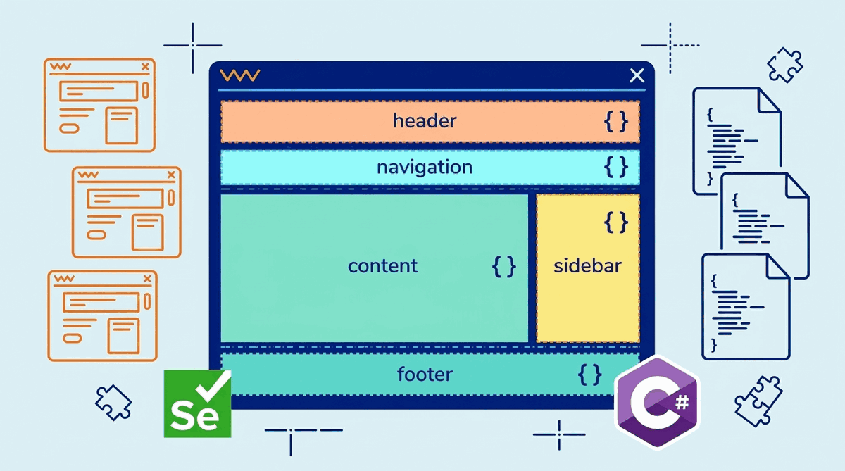 Page Objects- Partial Classes Page Sections- WebDriver C#