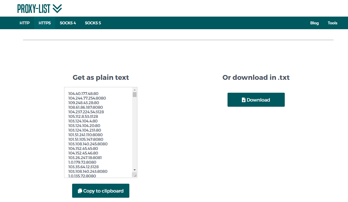 poxy-list-website